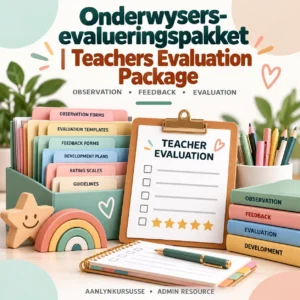 Onderwysers-evalueringspakket - Teachers Evaluation Package Prod