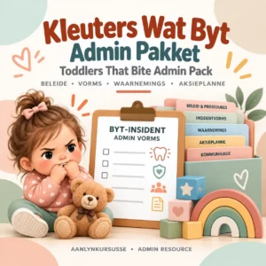 Kleuters Wat Byt Admin Pakket - Toddlers That Bite Admin Pack Prod_11zon