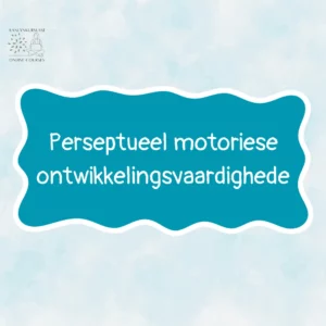 Perseptueel motoriese ontwikkelingsvaardighede Aanlynkursusse 4 11zon